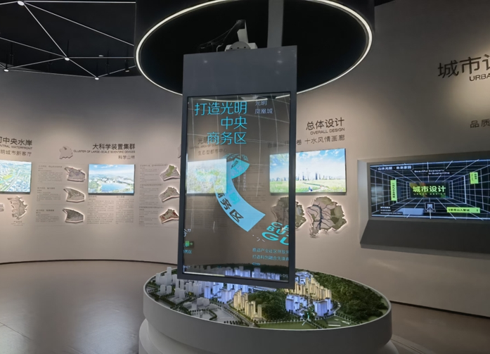 55寸吊裝oled透明屏